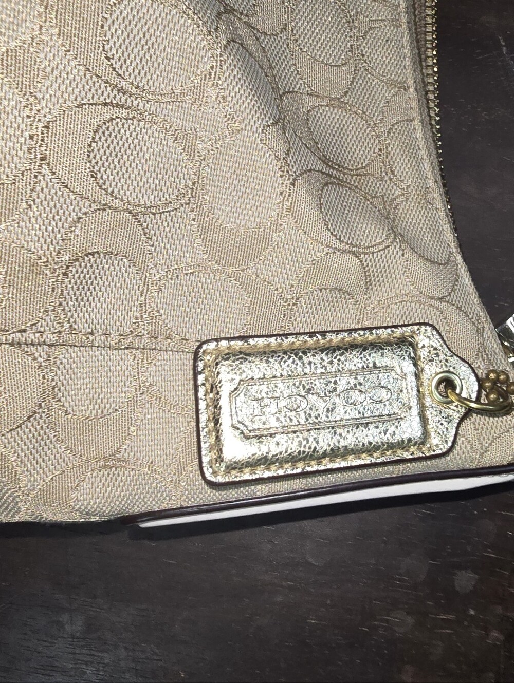 Coach Outline Signature East West‎ Celeste Convertiable Hobo Bag - Picture 10 of 11